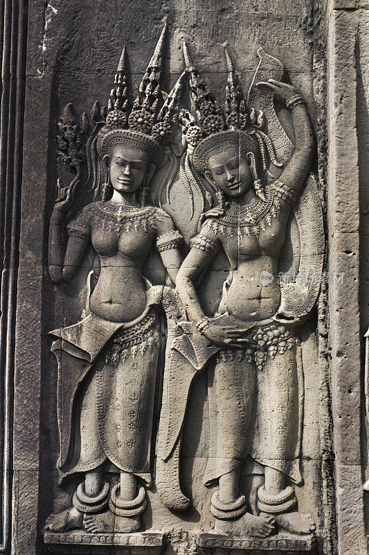 Ankor Wat Apsaras舞者